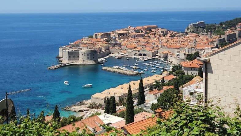 Dubrovnik Old Town from above