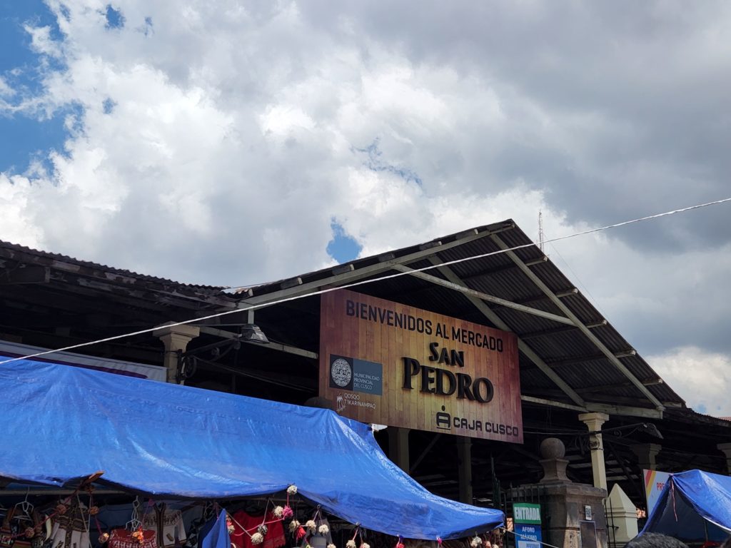Entrance to San Pedro Market