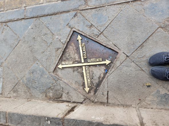 Inca Street Directions in Cusco