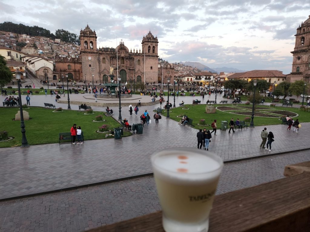Pisco Sour and Plaza de Armas