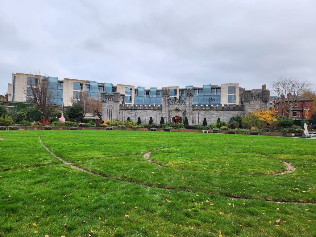 Celtic Gardens behind Dublin Castle