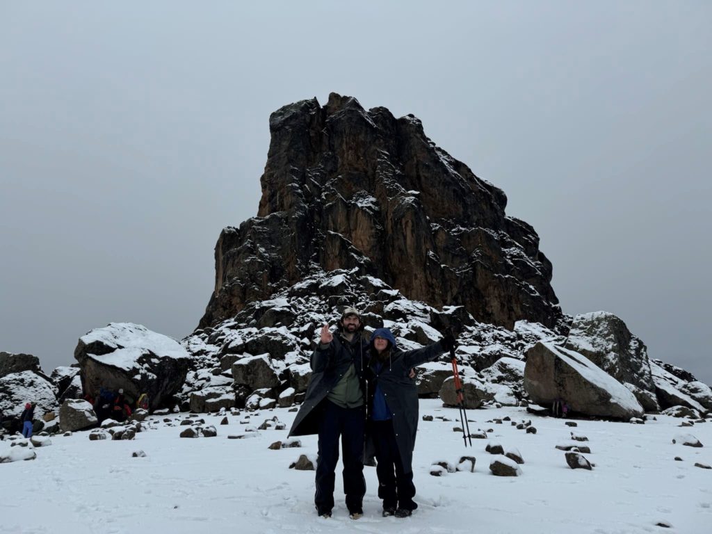 Joy in reaching the top