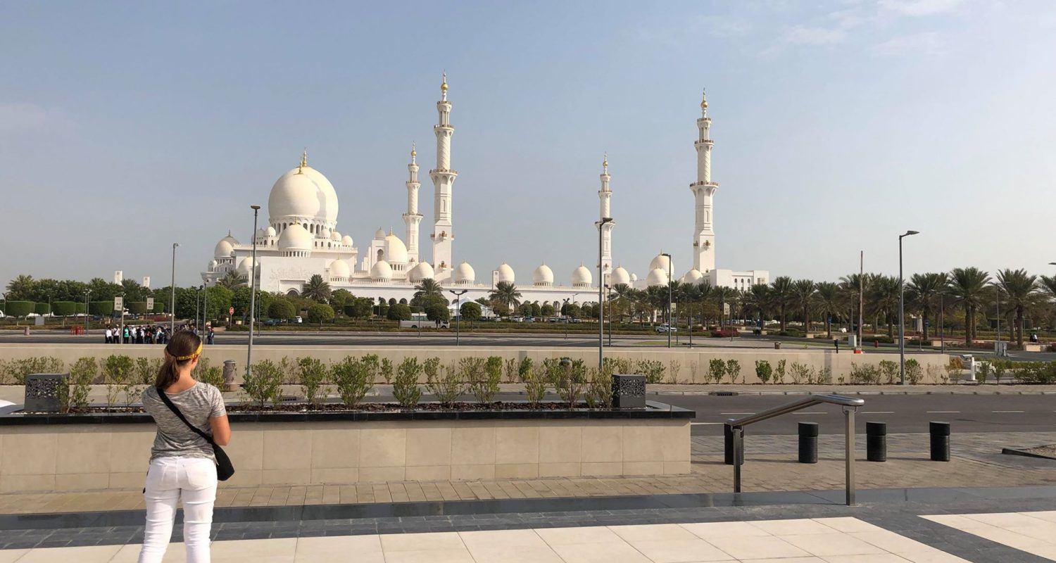 Looking at the Grand Mosque