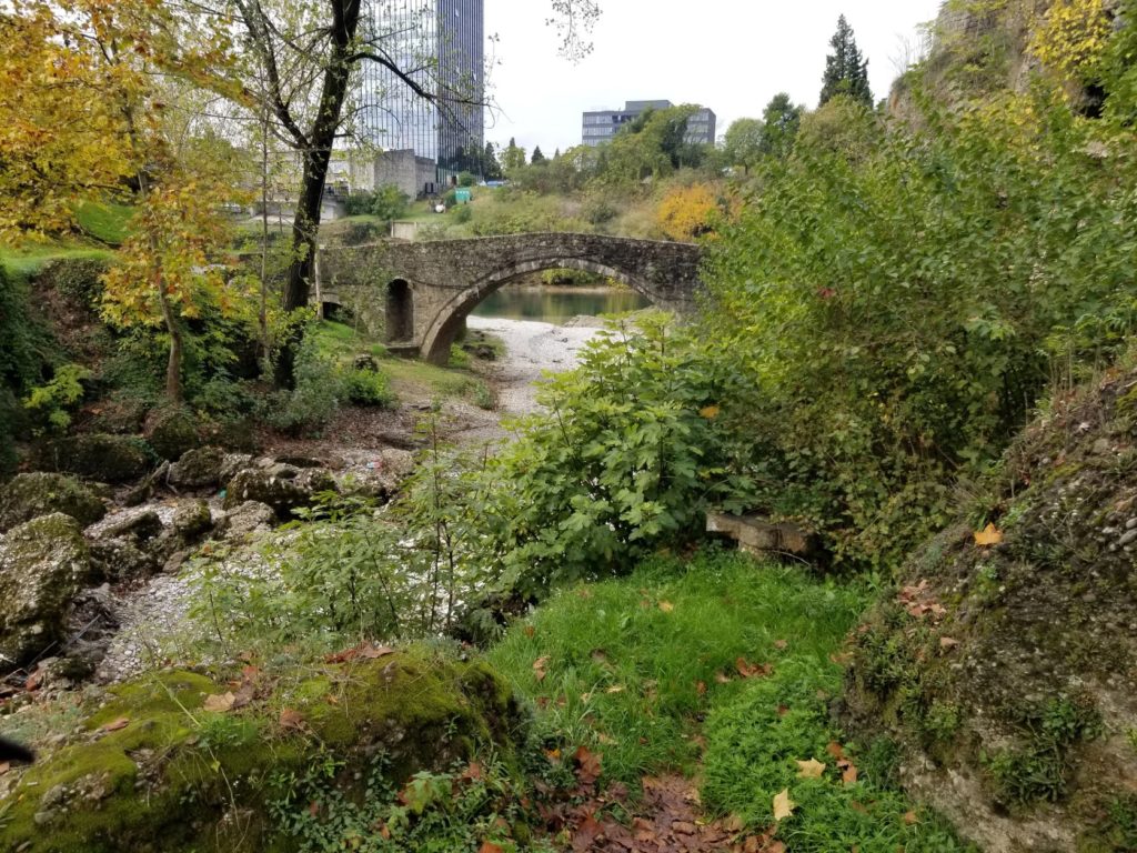 Ribnica Bridge (Most na Ribnica) in Podgorica, Montenegro