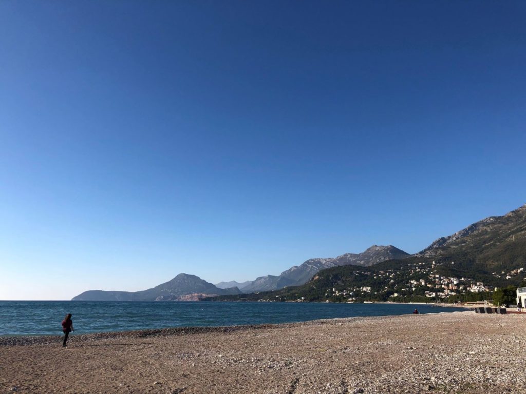 Beach in Bar, Montenegro