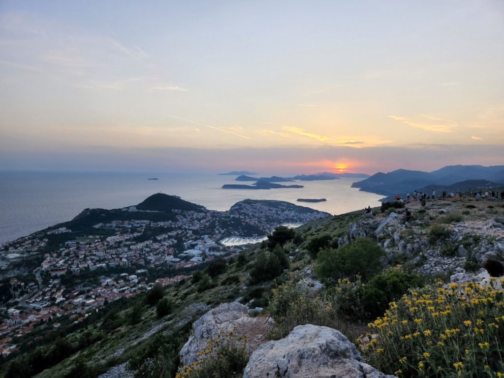 Sunset from Mt. Srd