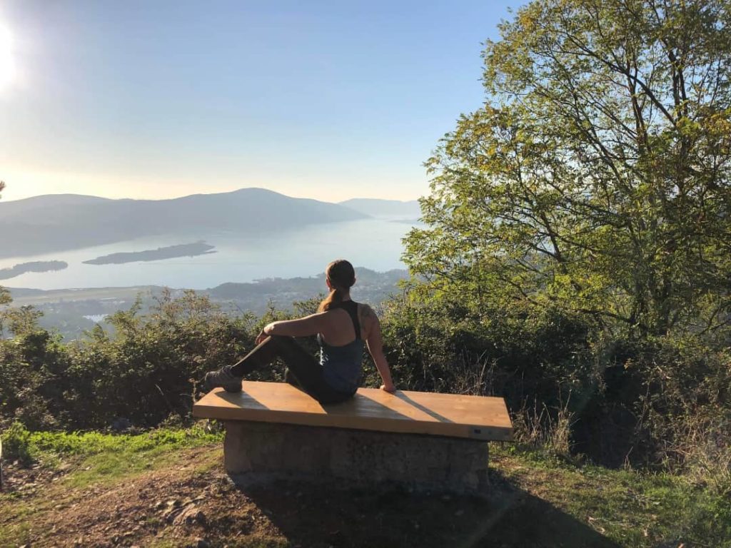 Top of Vrmac Ridge overlooking Tivat, Montenegro