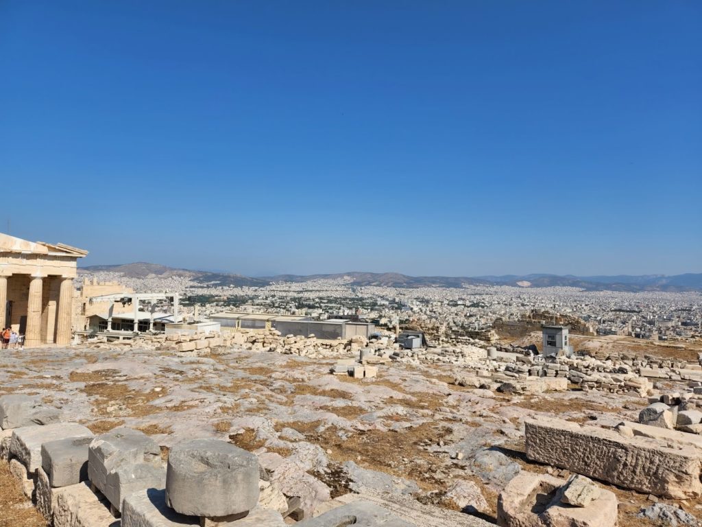 Views of Athens from the Acropolis