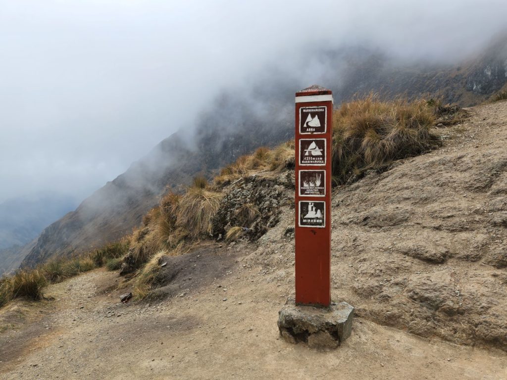 Dead Woman's Pass - the highest point on the Inca Trail