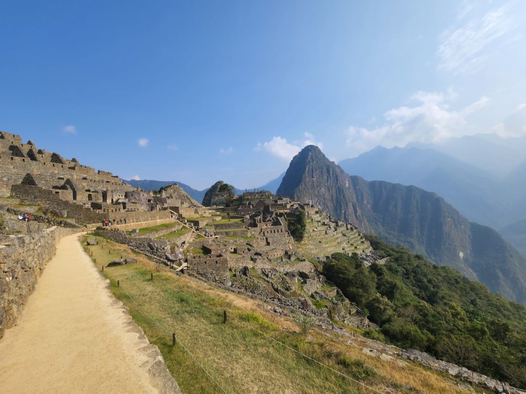 Inside the Machu Picchu archaeological site