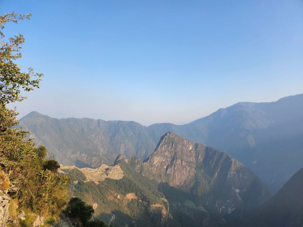 View of Machu Picchu from the Sun Gate