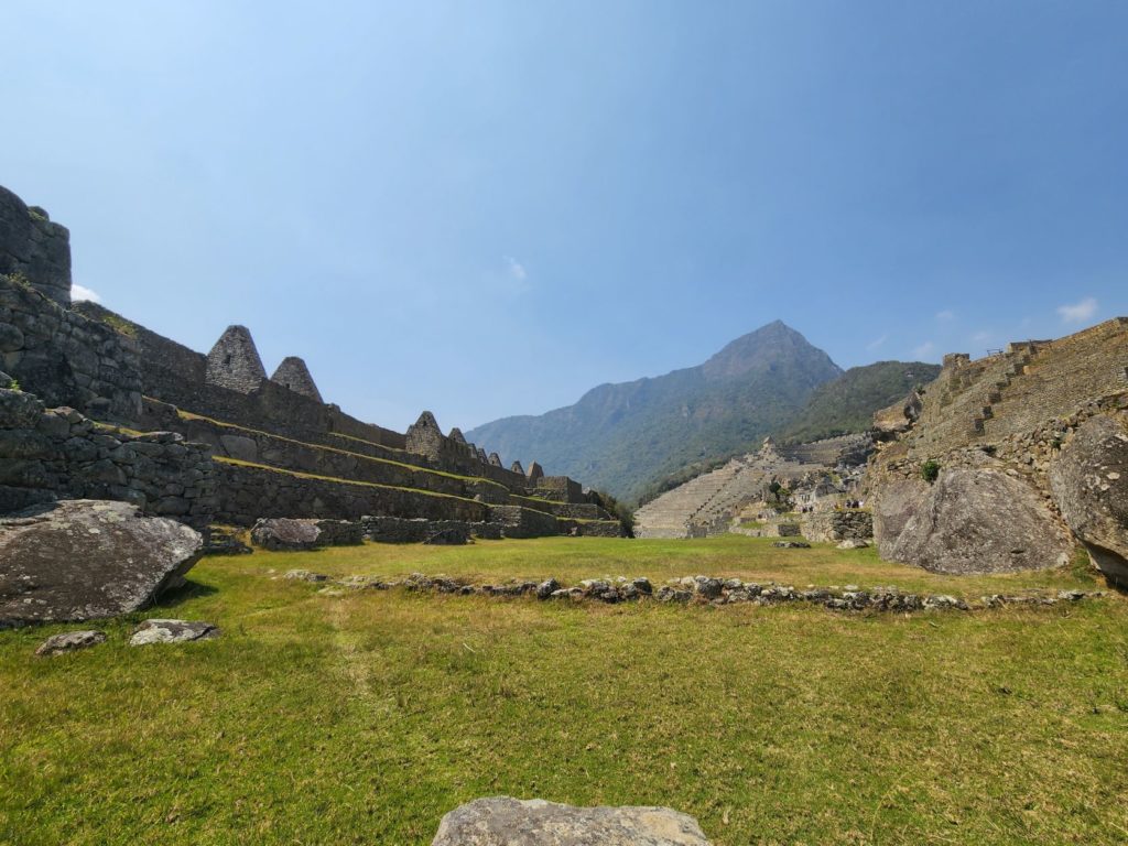 Machu Picchu from inside the ruins