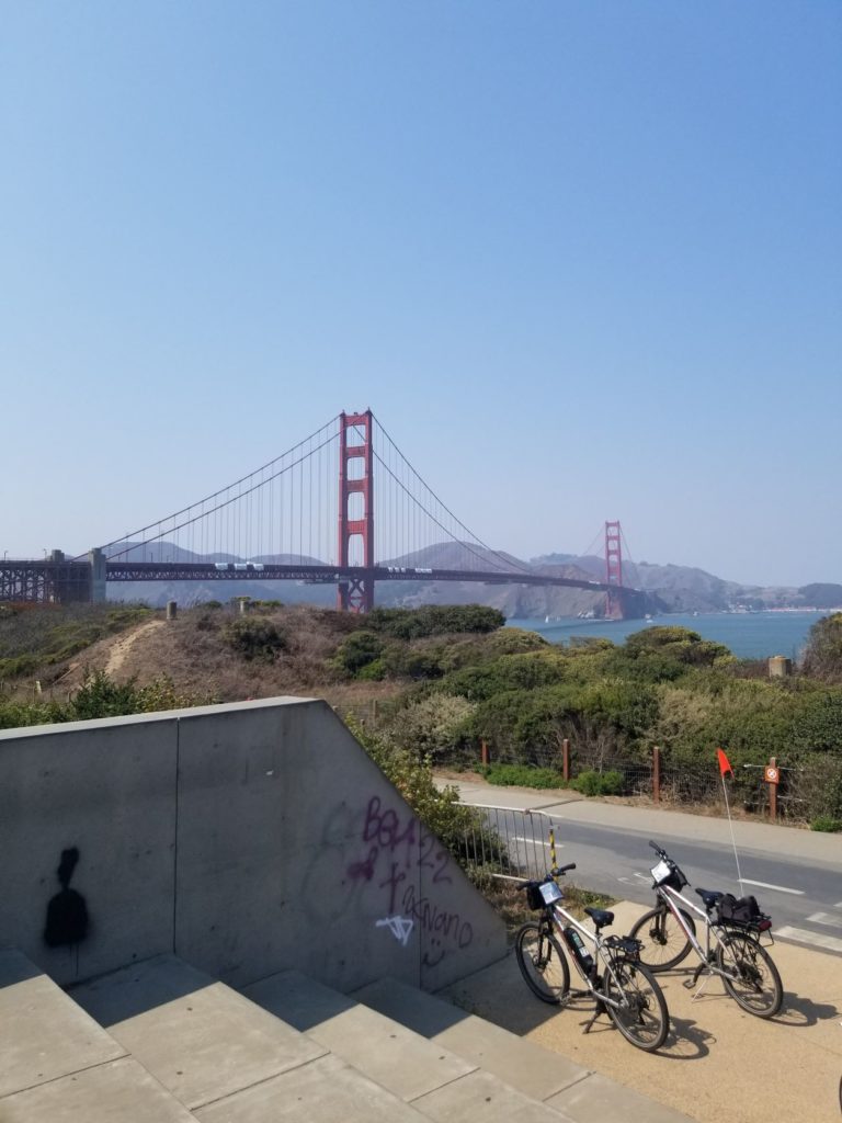 Ready to bike the Golden Gate Bridge