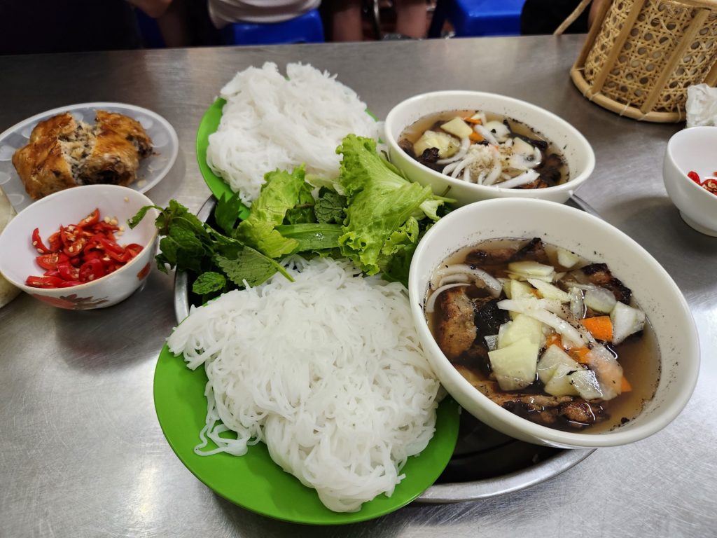 Bun cha in Hanoi