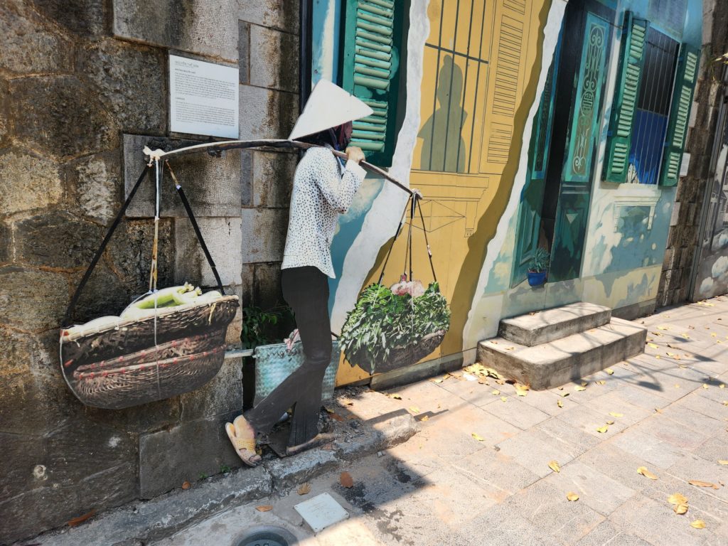 Phung Hung Mural Street in Hanoi