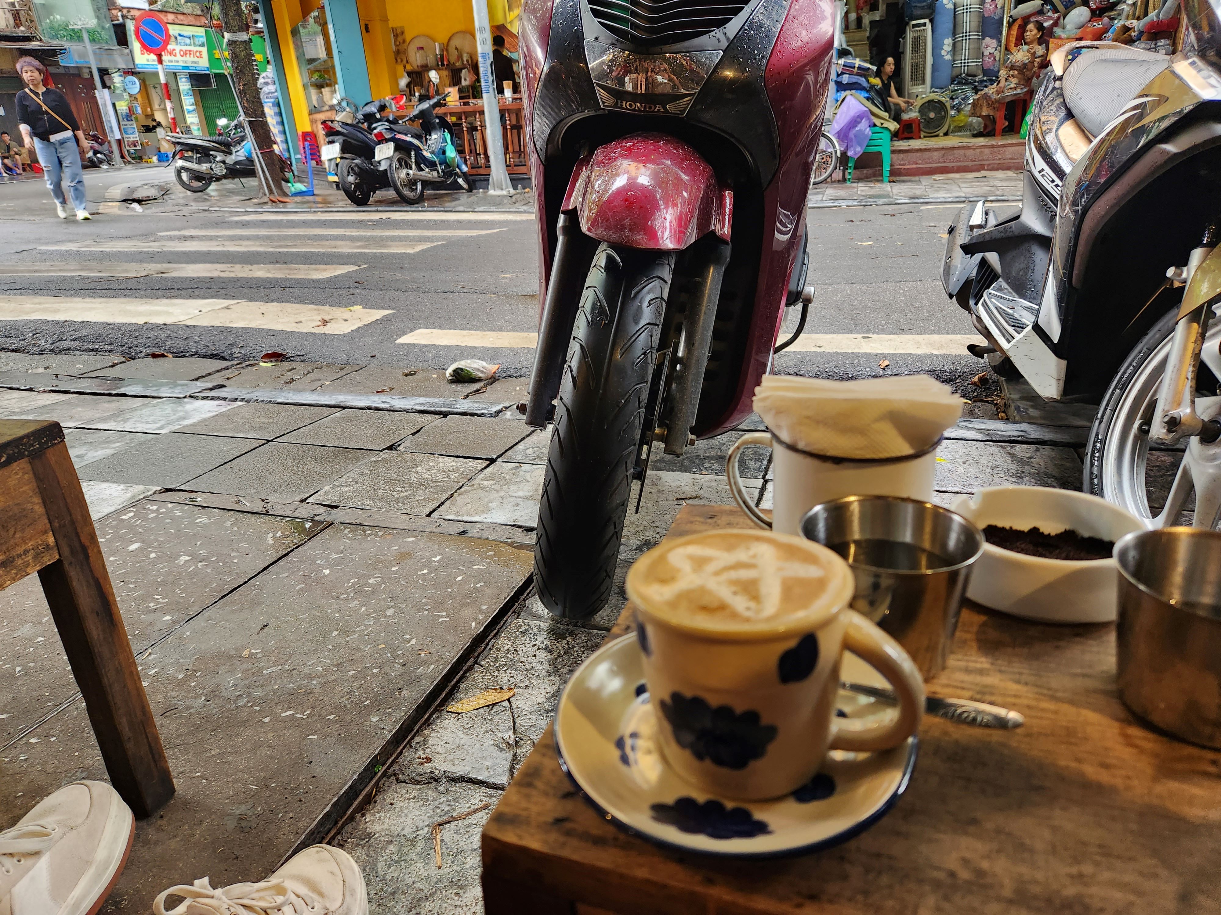 White coffee in Hanoi