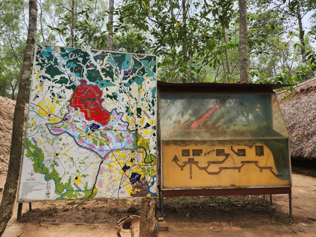 Cu Chi Tunnels Day Trip Map