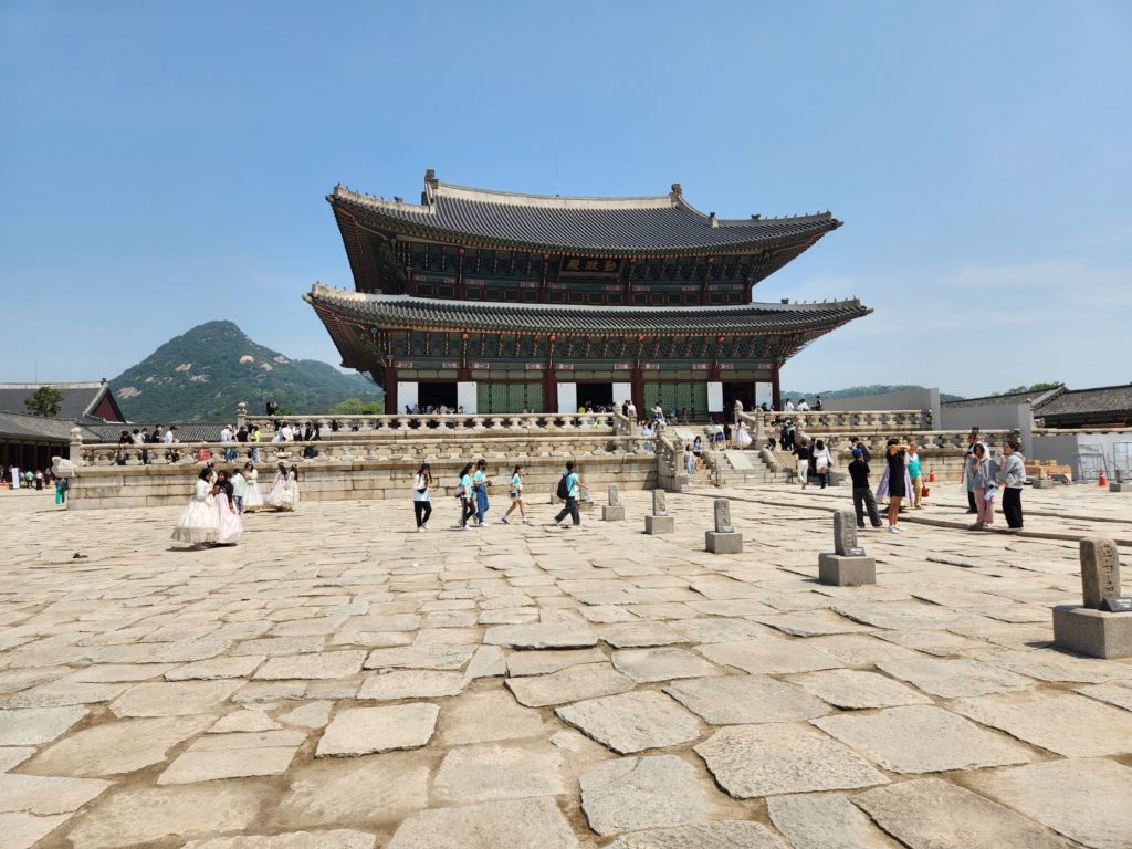 Gyeongbokgung Palace main entrance from Stopover in Seoul