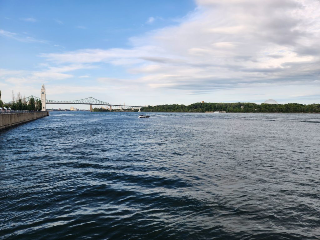 Saint Lawrence River in Montreal