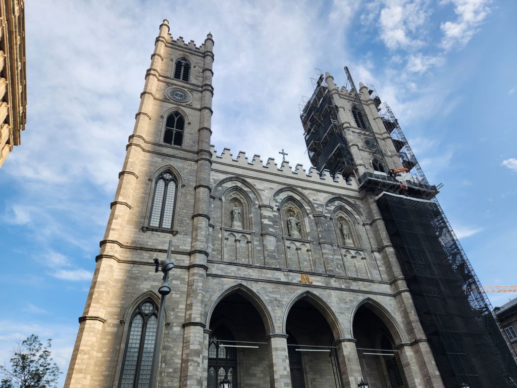 Notre Dame Basilica in Old Montreal