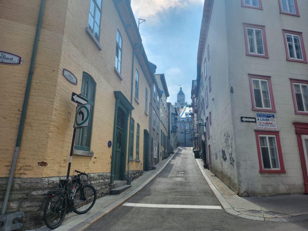 Charming street in Quebec City