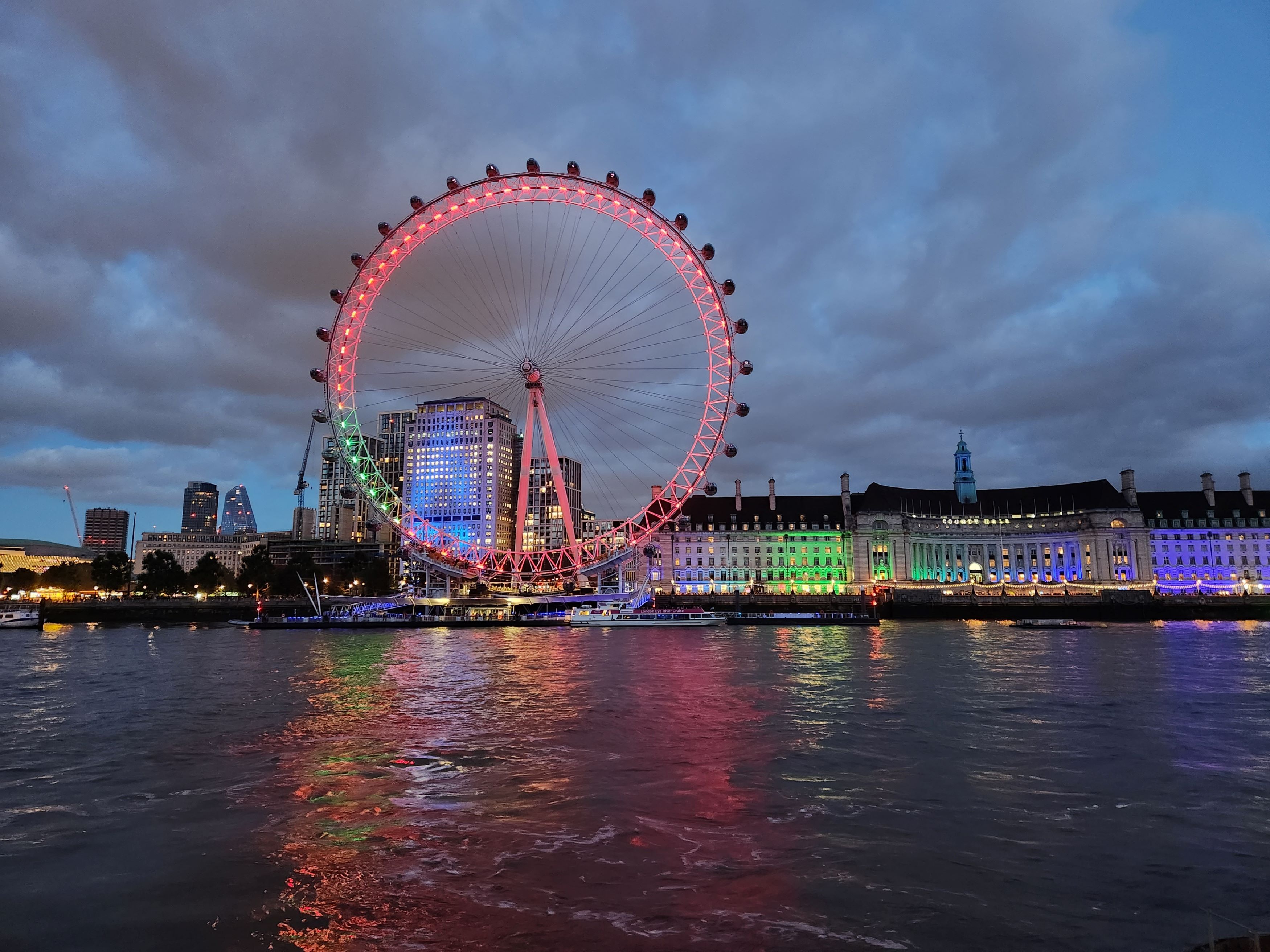 London Eye at Sunset