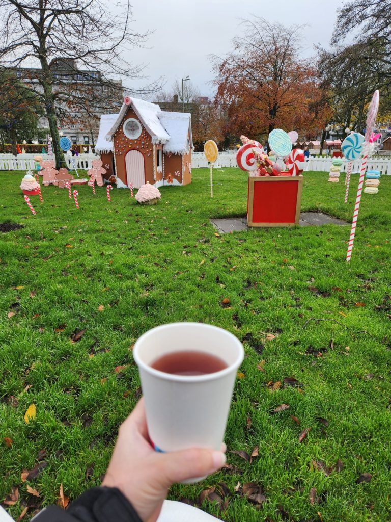 Galway Christmas Market with spiced mulled wine