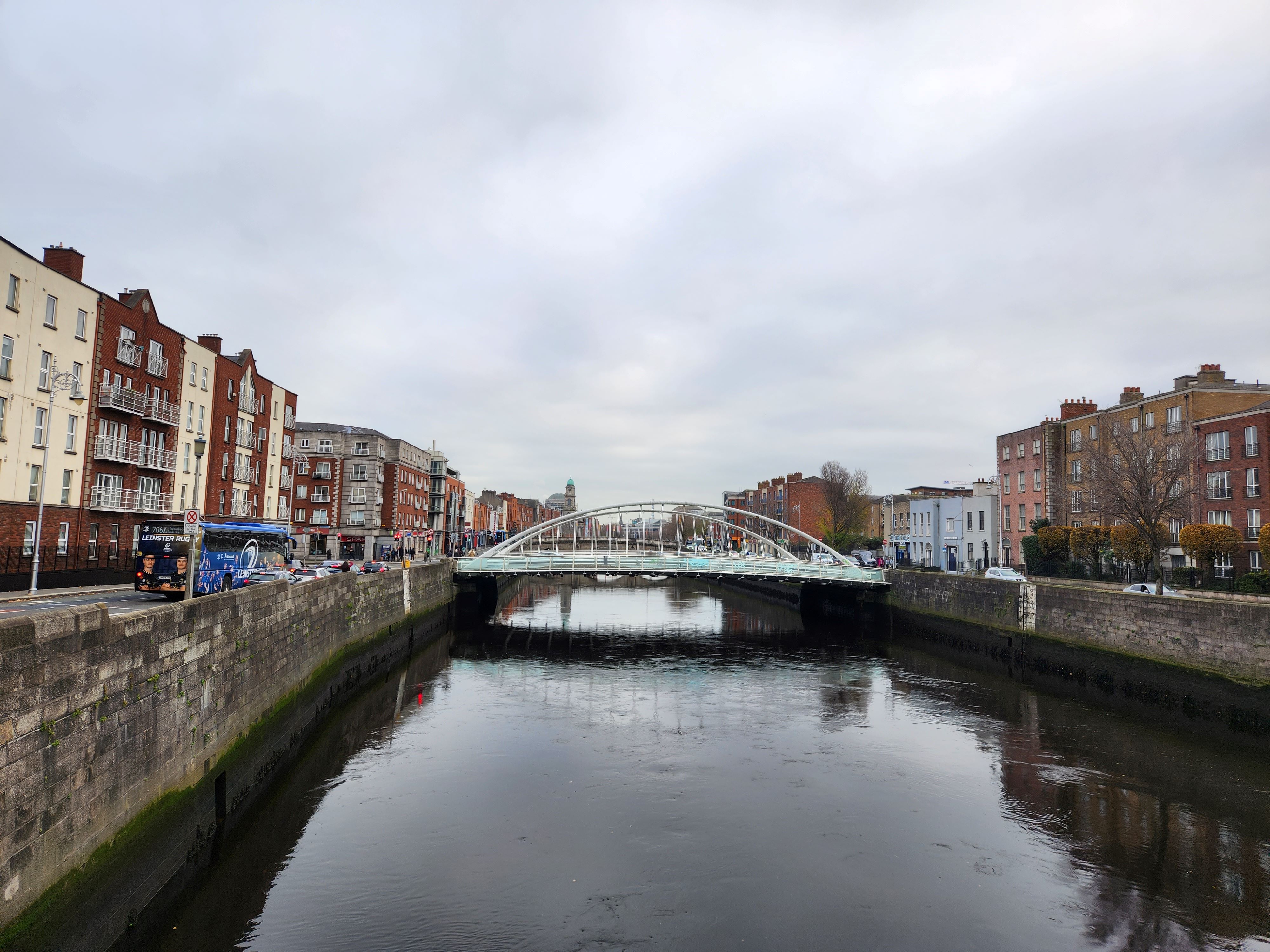 Bridge over River Liffey - one day in Dublin