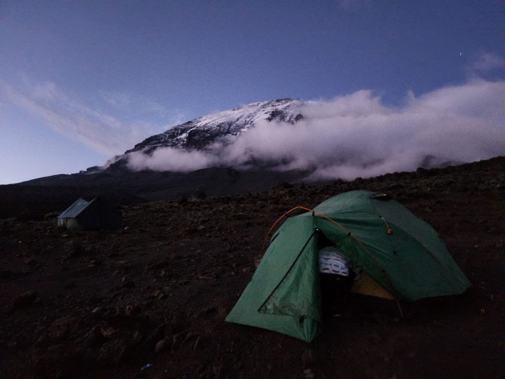 Kilimanjaro Peak at Karanga Camp