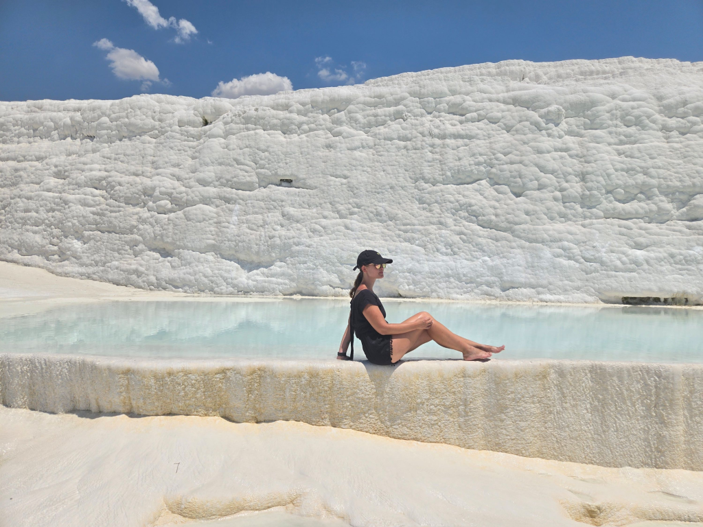 Pamukkale - one of the coolest landscapes on our around the world trip